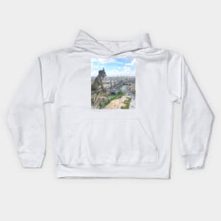 Gargoyle View of Paris Kids Hoodie